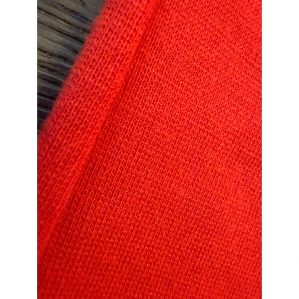 Carter's Knit Overalls Kids 12 Months Red Vintage Ruffle Snap Inseam USA Made